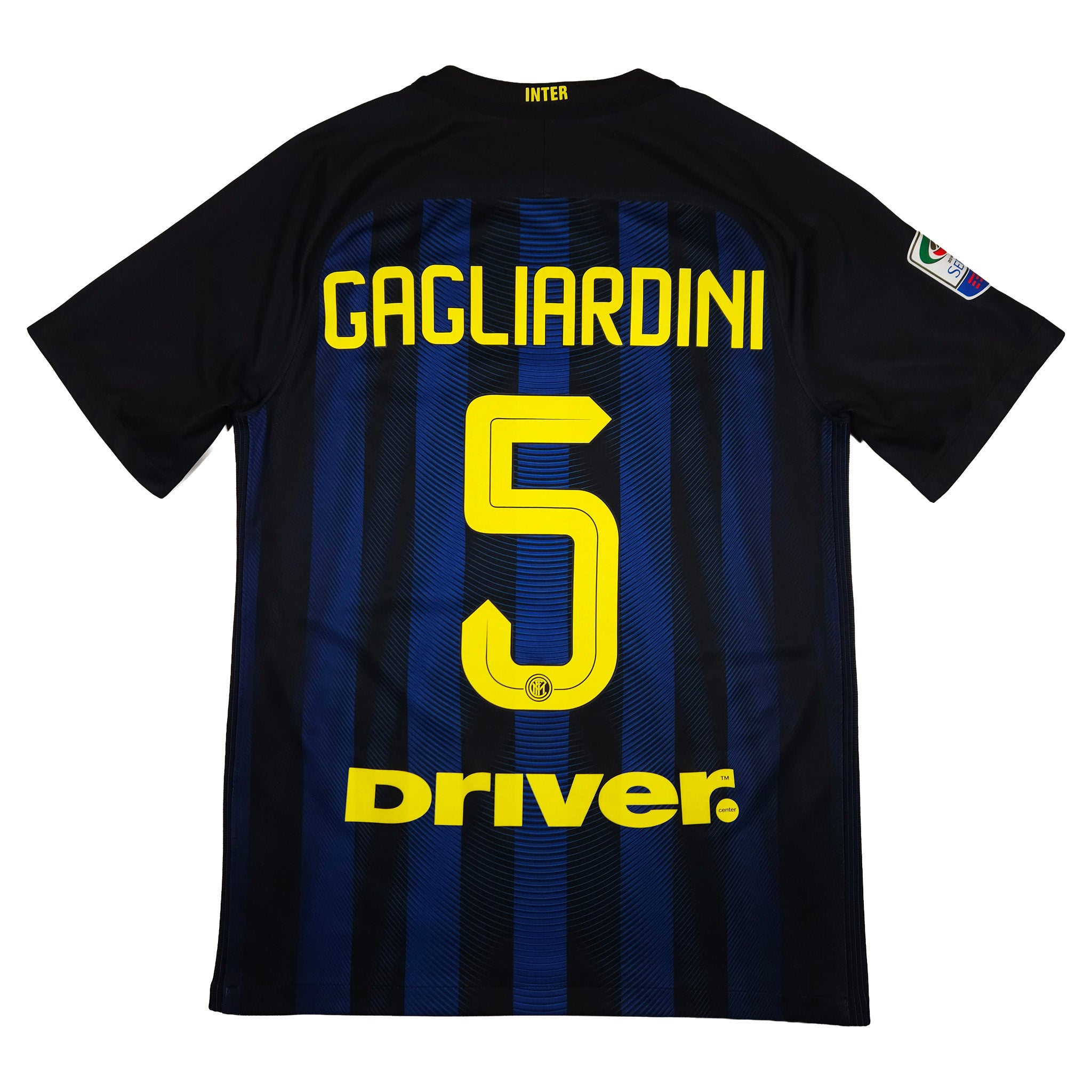 Inter Milan 2016-17 Home Football Shirt | Roberto Gagliardini