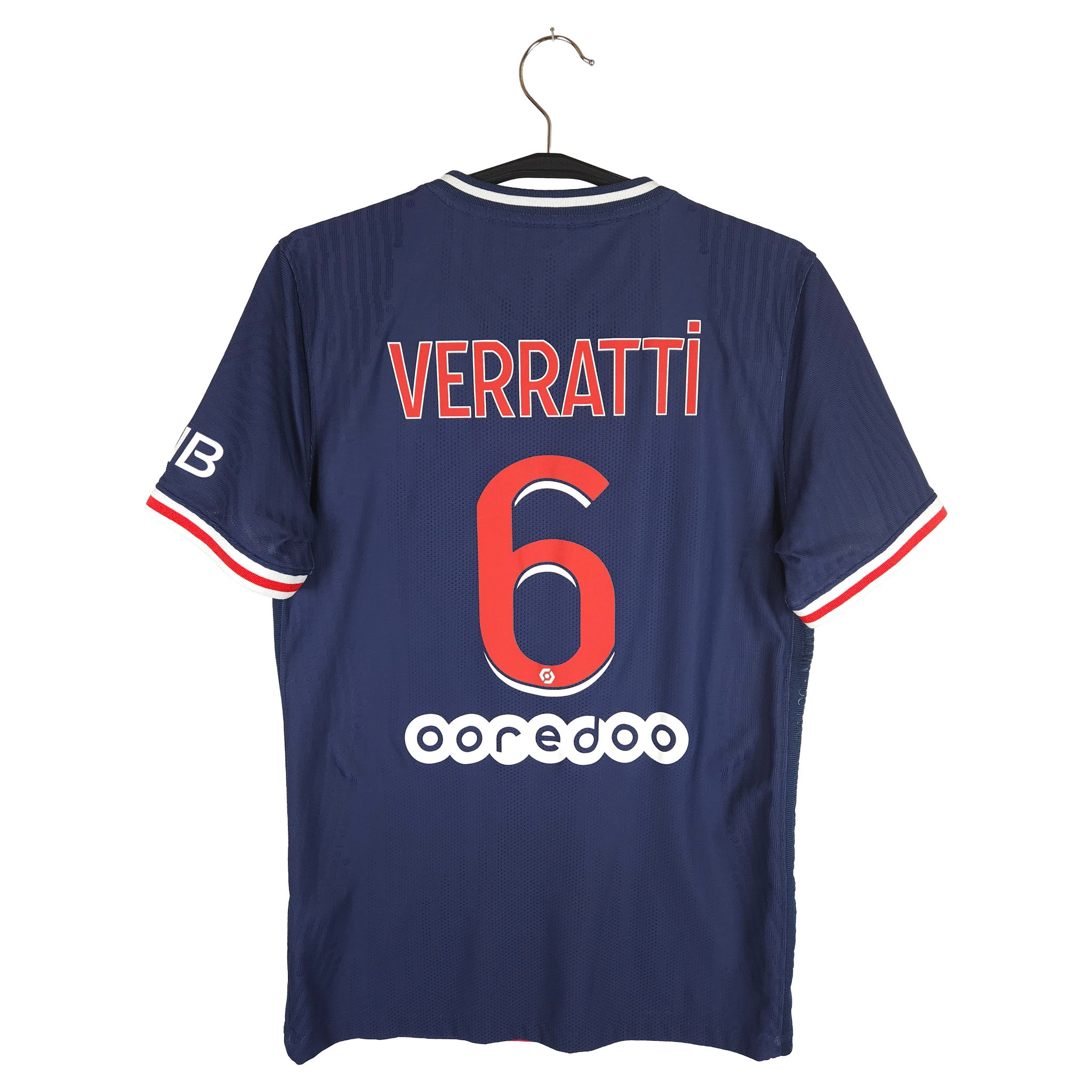 PSG 2020-21 Home Shirt Verratti #6 Player Issue