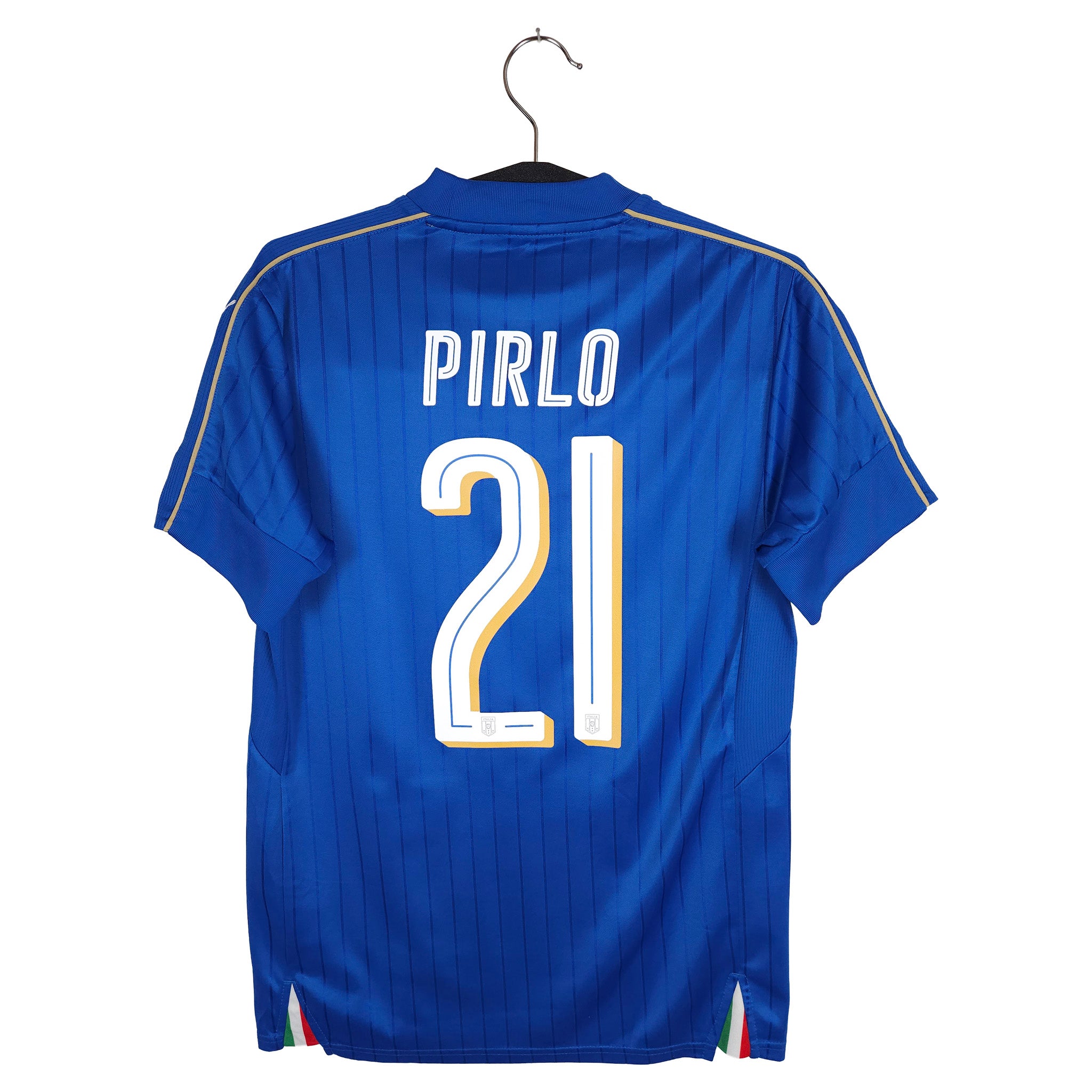 Italy 2016-17 Home Football Shirt | Andrea Pirlo
