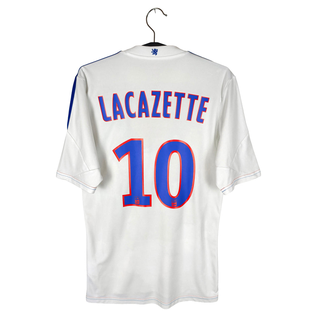 2013-14 Olympique Lyon Home Shirt Lacazette #10 - back view