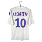 2013-14 Olympique Lyon Home Shirt Lacazette #10 - back view