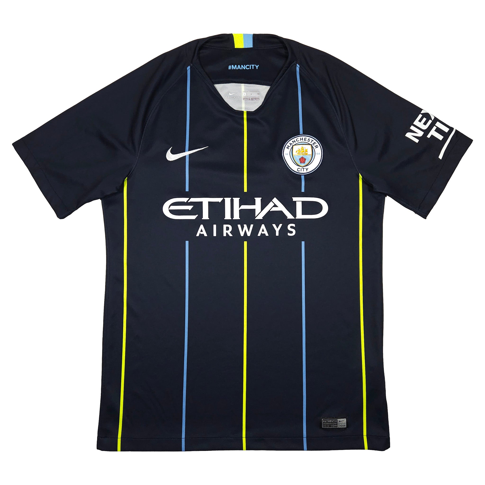 Manchester City Away Shirt 2018-19 front view