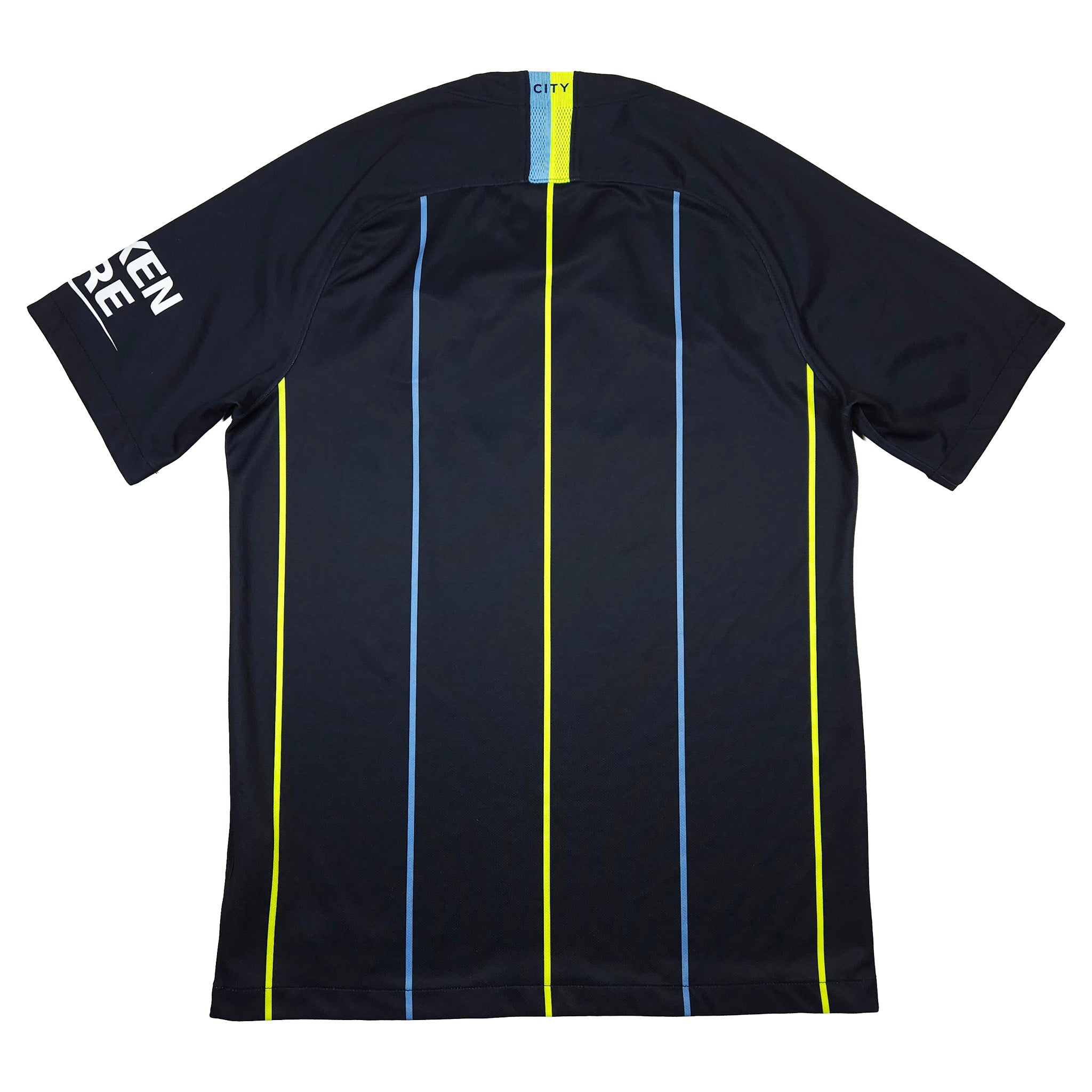 Manchester City Away Shirt 2018-19 back view