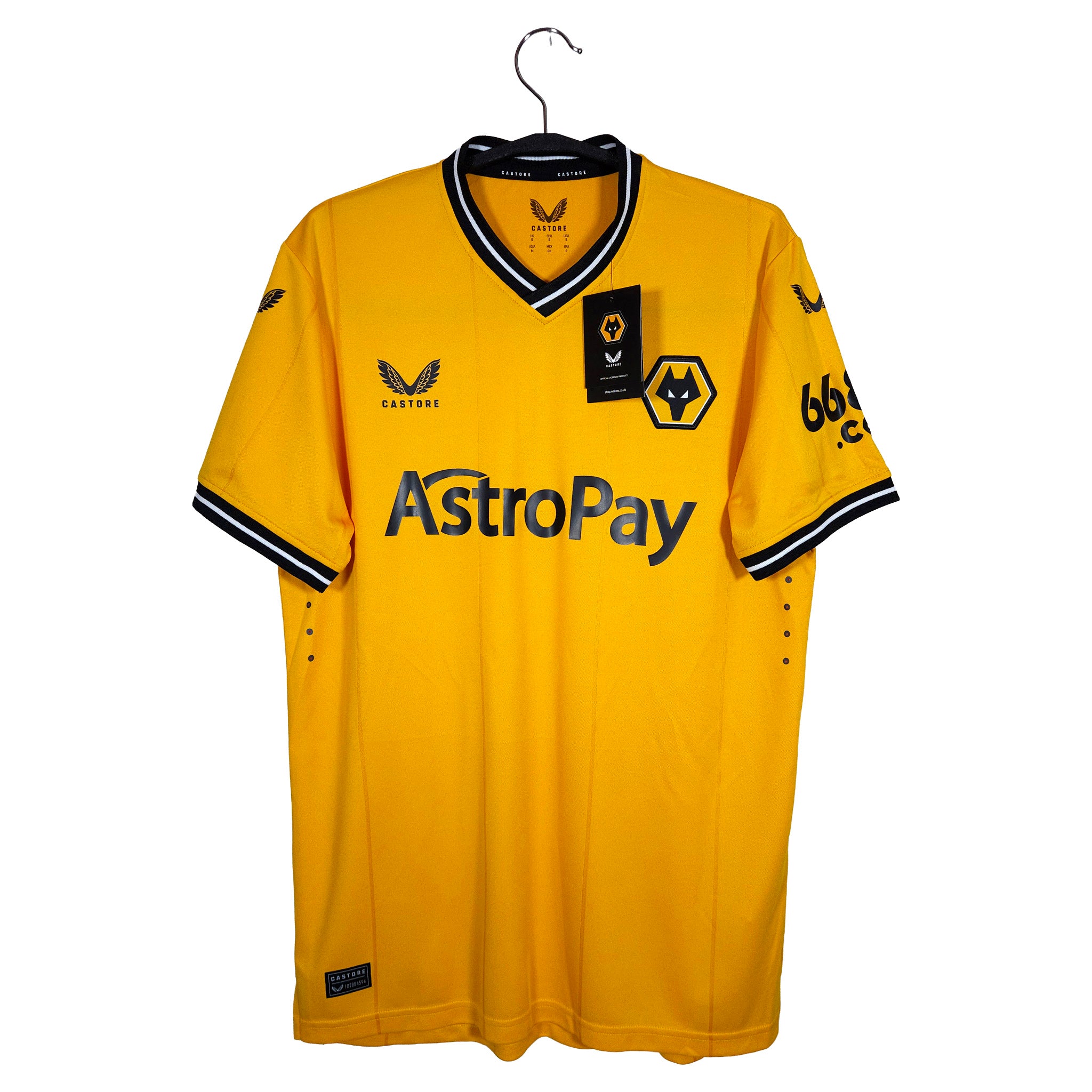 2023-24 Wolverhampton Wanderers Authentic Home Shirt