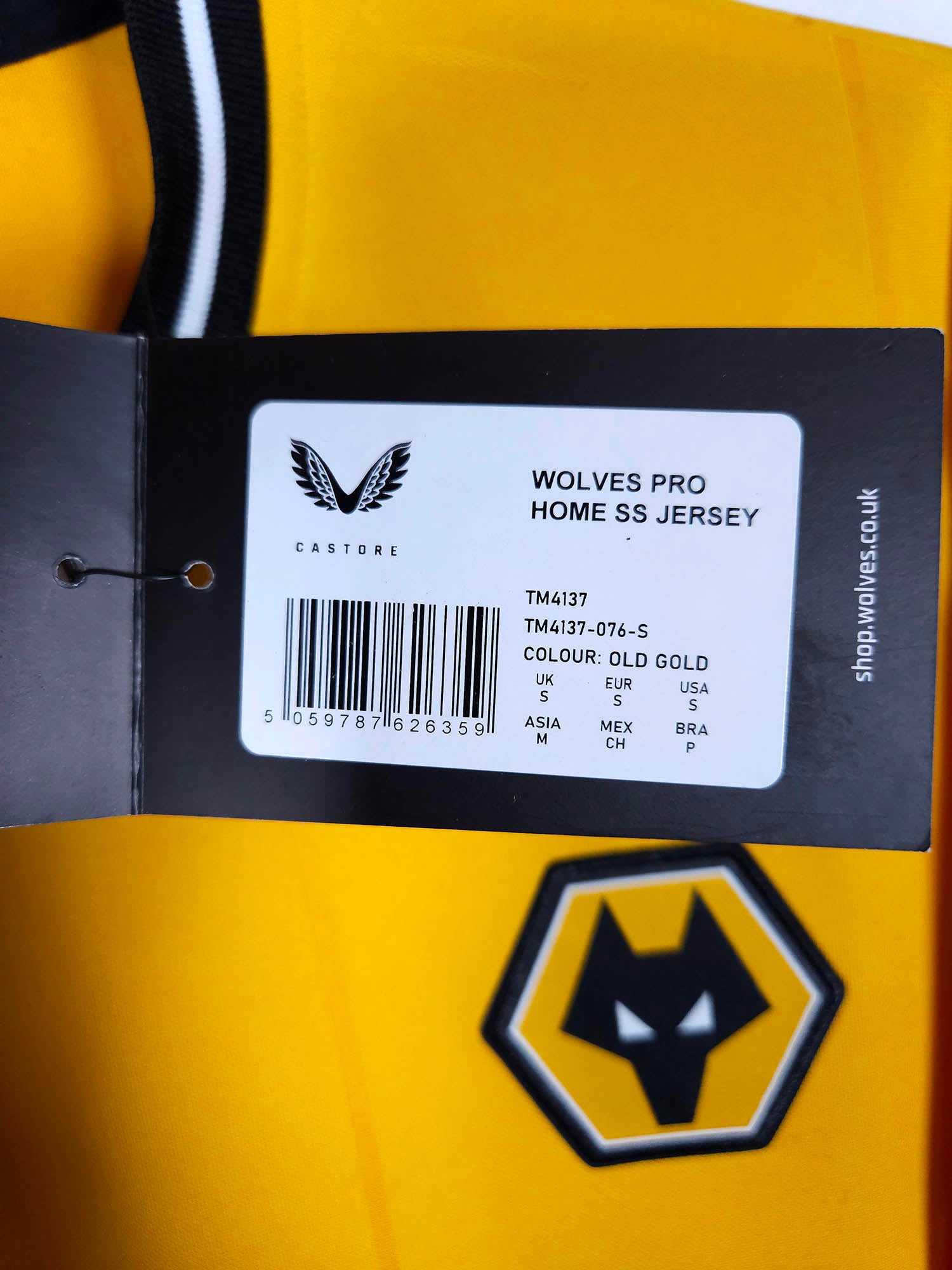 2023-24 Wolverhampton Wanderers Authentic Home Shirt