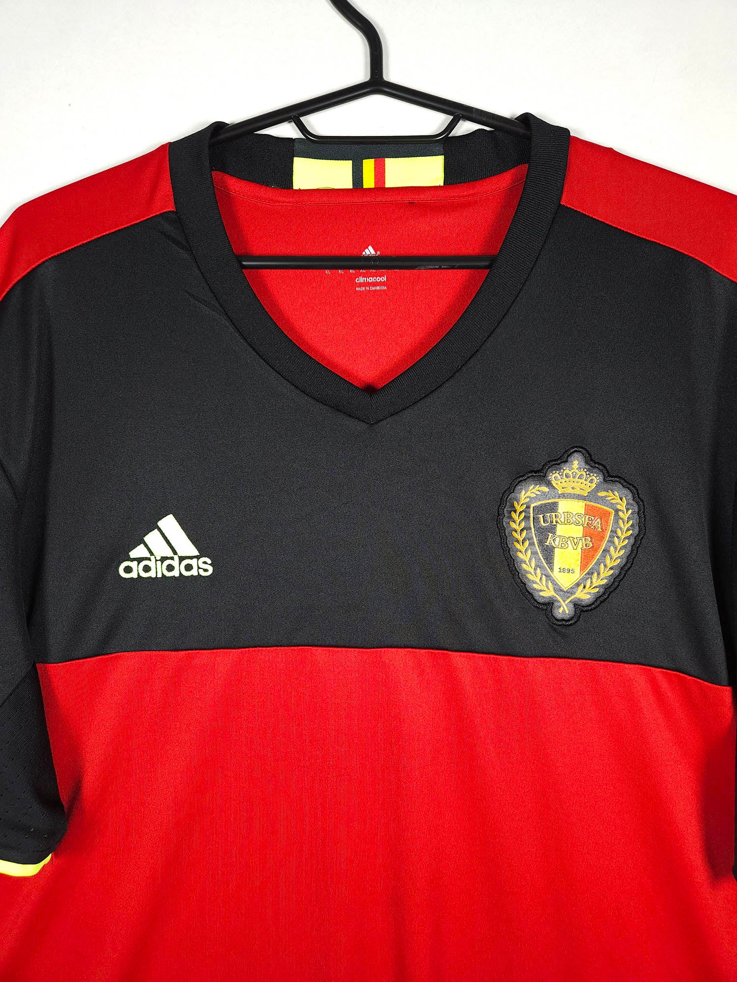 2016-17 Belgium Home Shirt detailed view 1