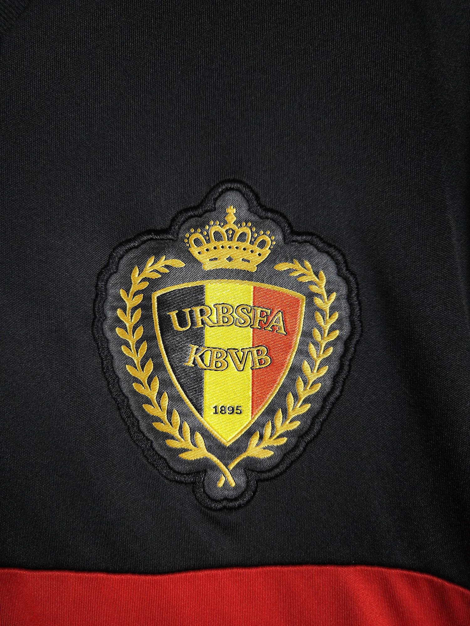 2016-17 Belgium Home Shirt detailed view 2