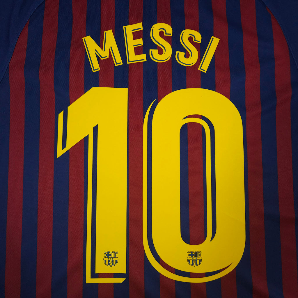 Barcelona Home Shirt 2018-19 – Messi #10 – S