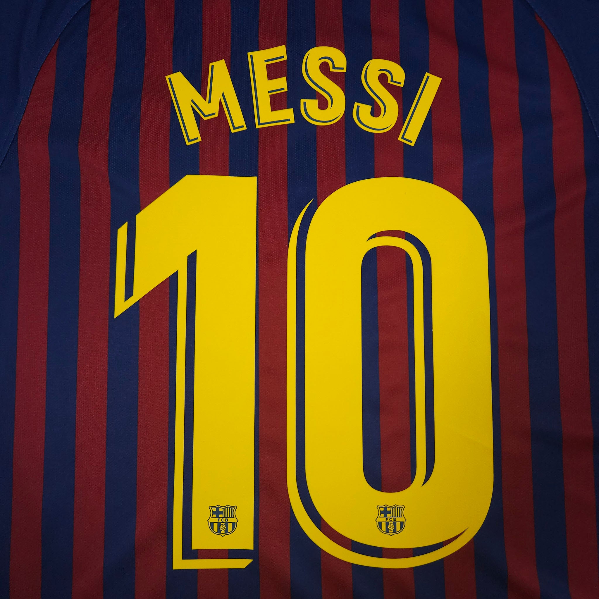 Barcelona Home Shirt 2018-19 – Messi #10 – S