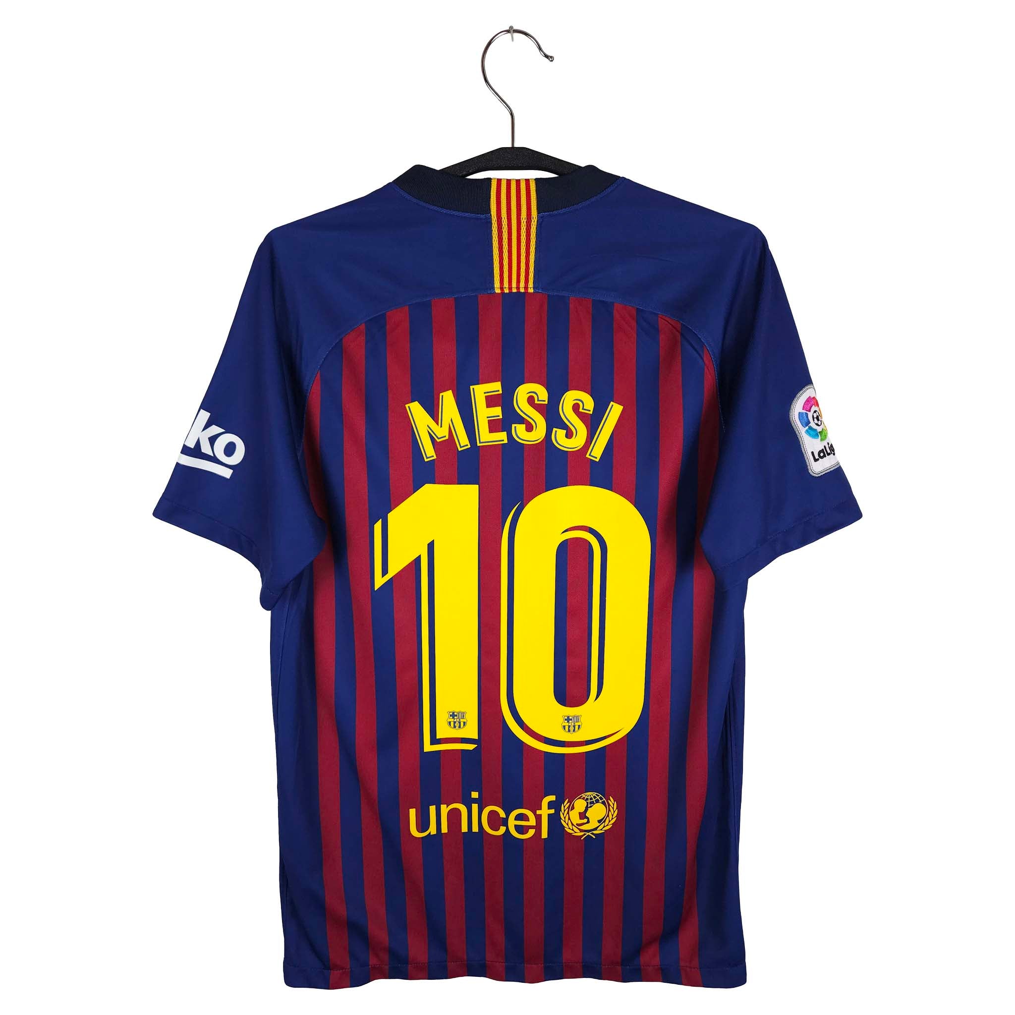 Lionel Messi 18/19 ユニフォーム M Barcelona 2018-19 Home Football Shirt | Lionel Messi