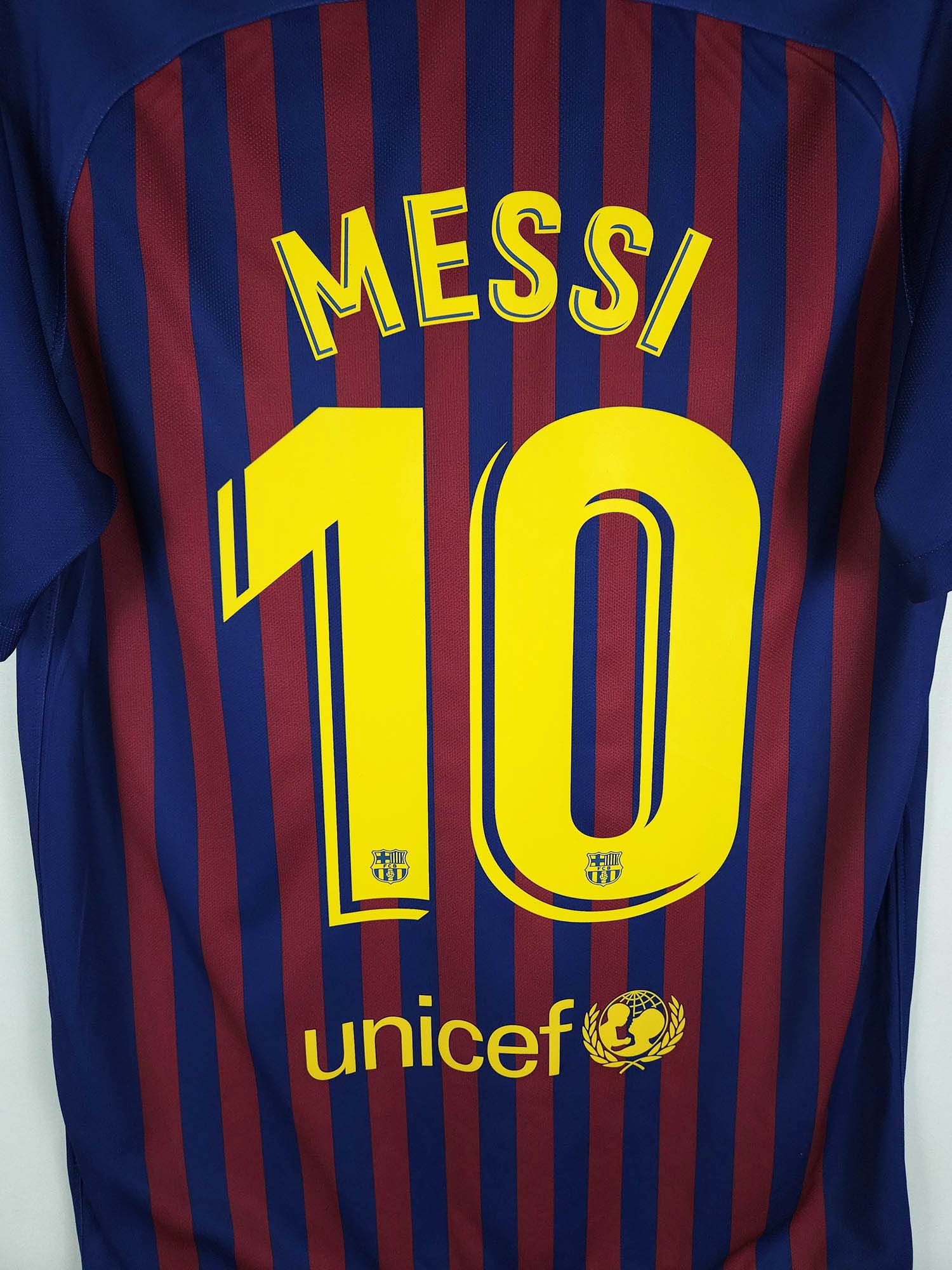 Barcelona 2018-19 Home Football Shirt | Lionel Messi