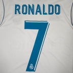 2017-18 Real Madrid Home Shirt Ronaldo #7 detailed view 6