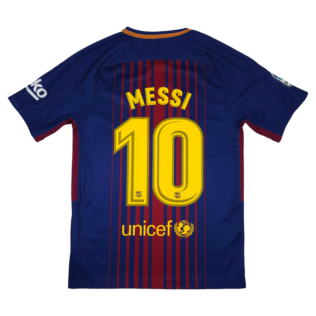 Barcelona Home Shirt 2017-18 – Messi #10 – S