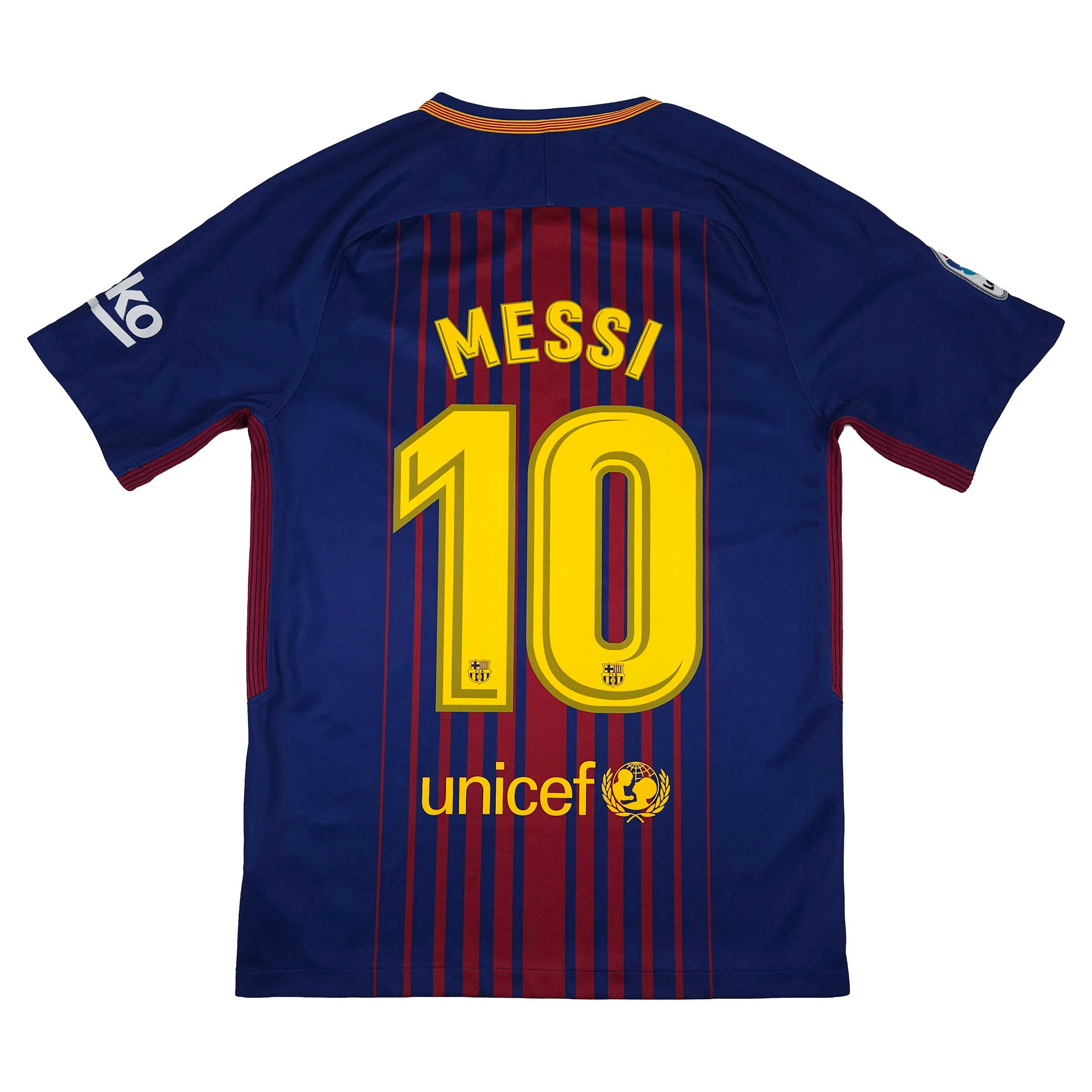 Barcelona Home Shirt 2017-18 – Messi #10 – S