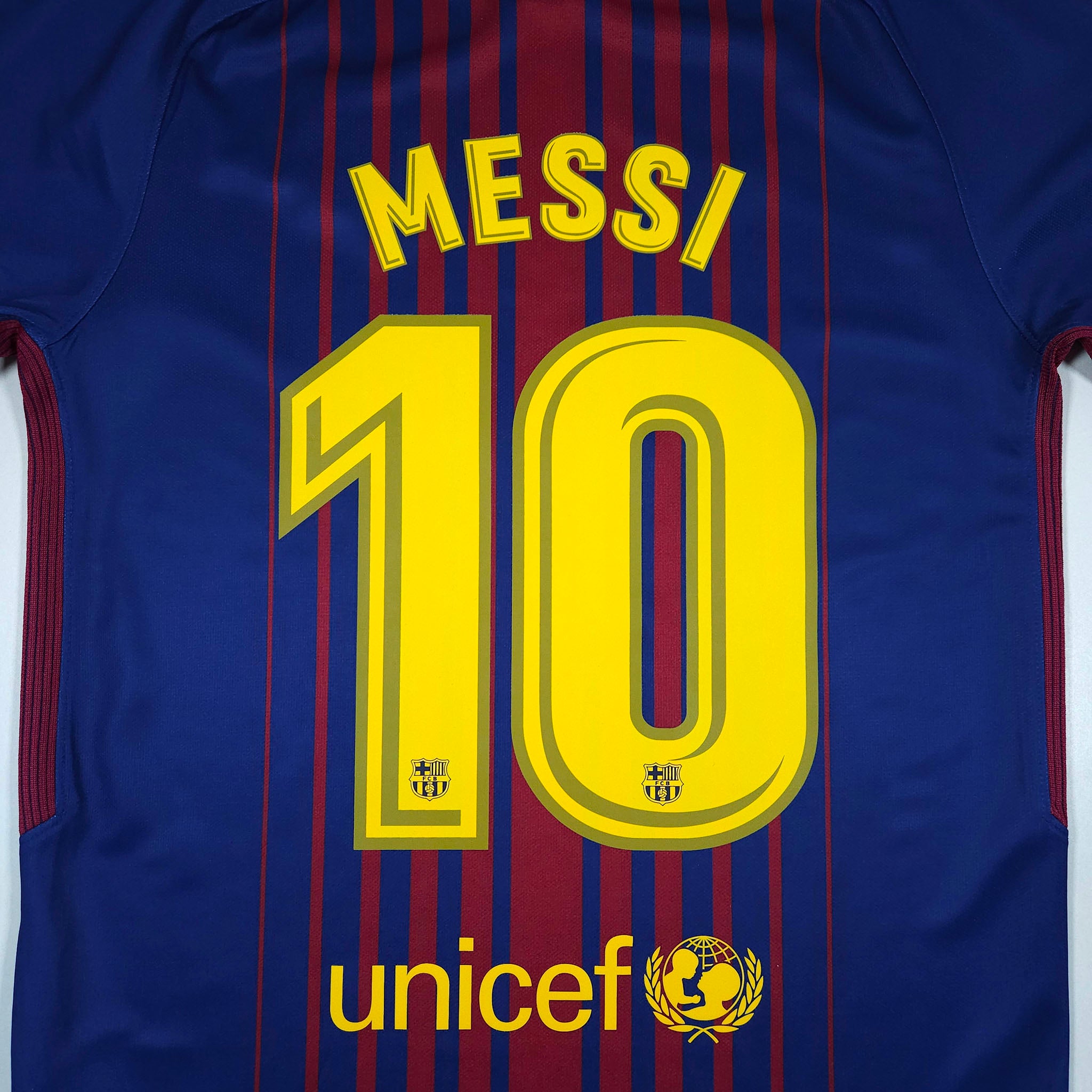 Barcelona Home Shirt 2017-18 – Messi #10 – S