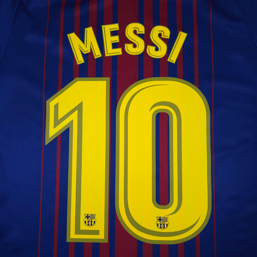 Barcelona Home Shirt 2017-18 – Messi #10 – S