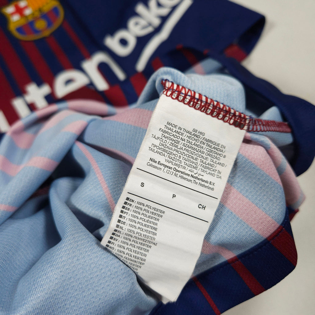 Barcelona Home Shirt 2017-18 – Messi #10 – S