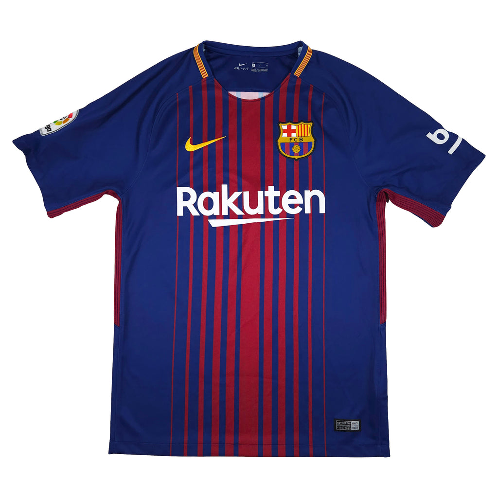 Barcelona Home Shirt 2017-18 – Messi #10 – S