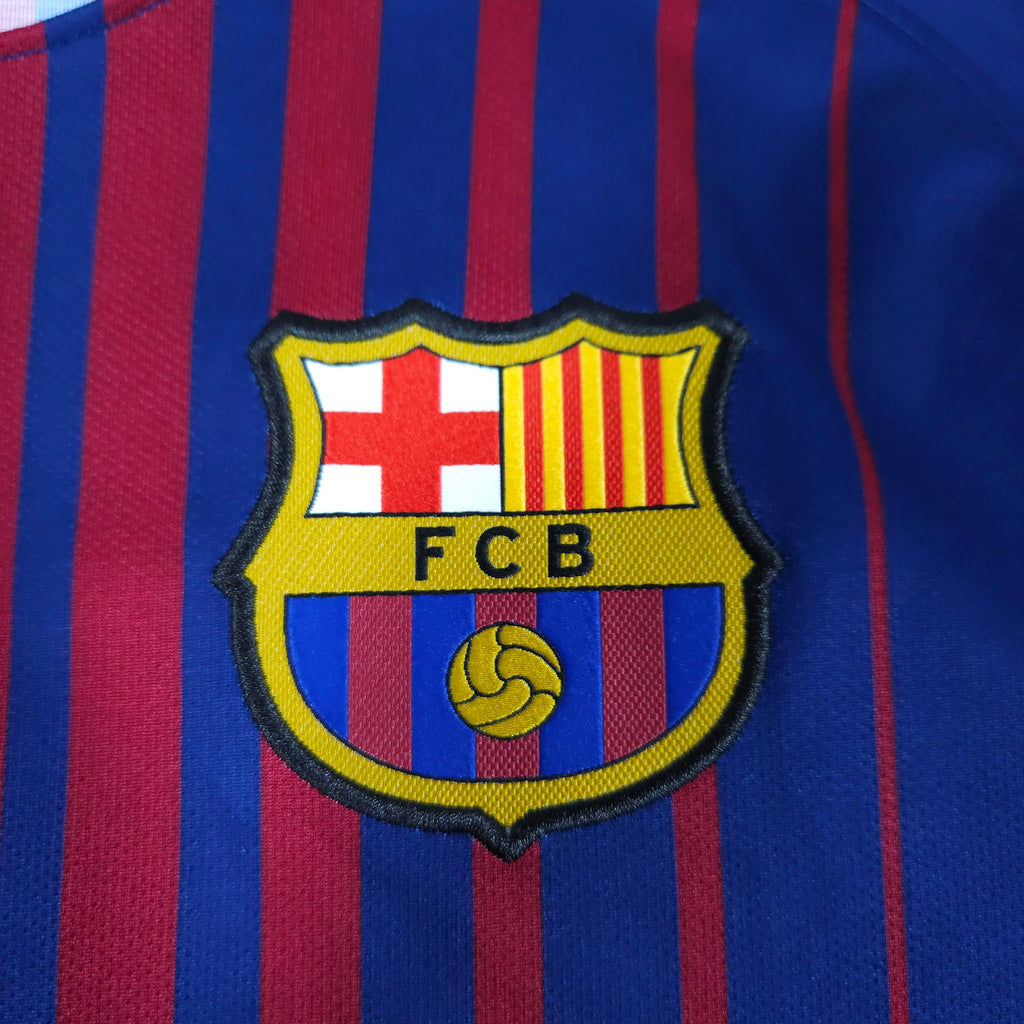 Barcelona Home Shirt 2017-18 – Messi #10 – S