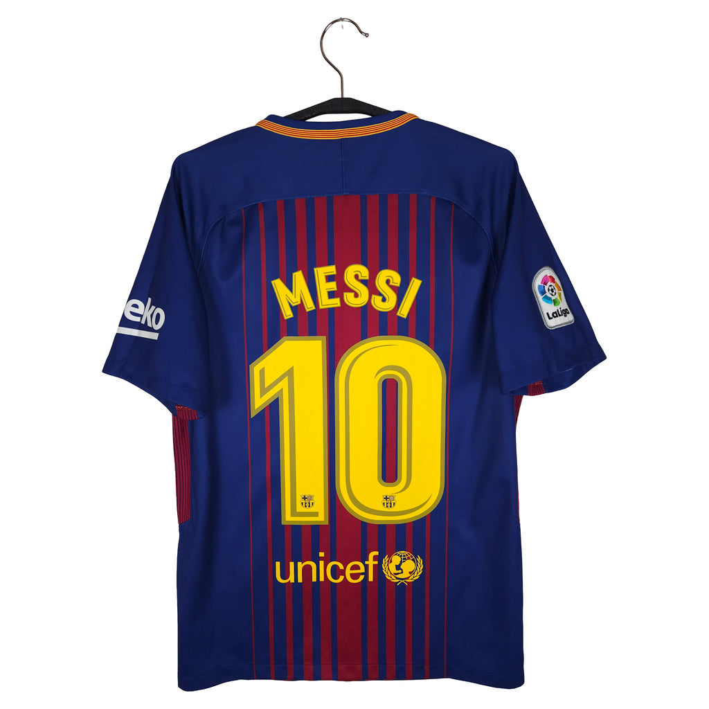 2017-18 Barcelona Home Shirt Messi #10