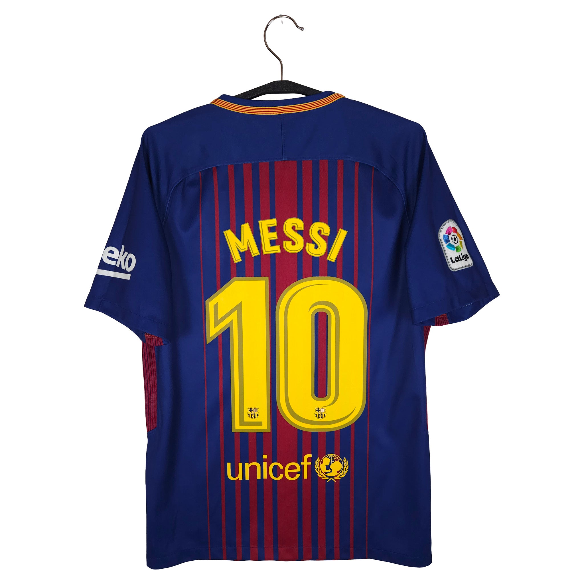 2017-18 Barcelona Home Shirt Messi #10