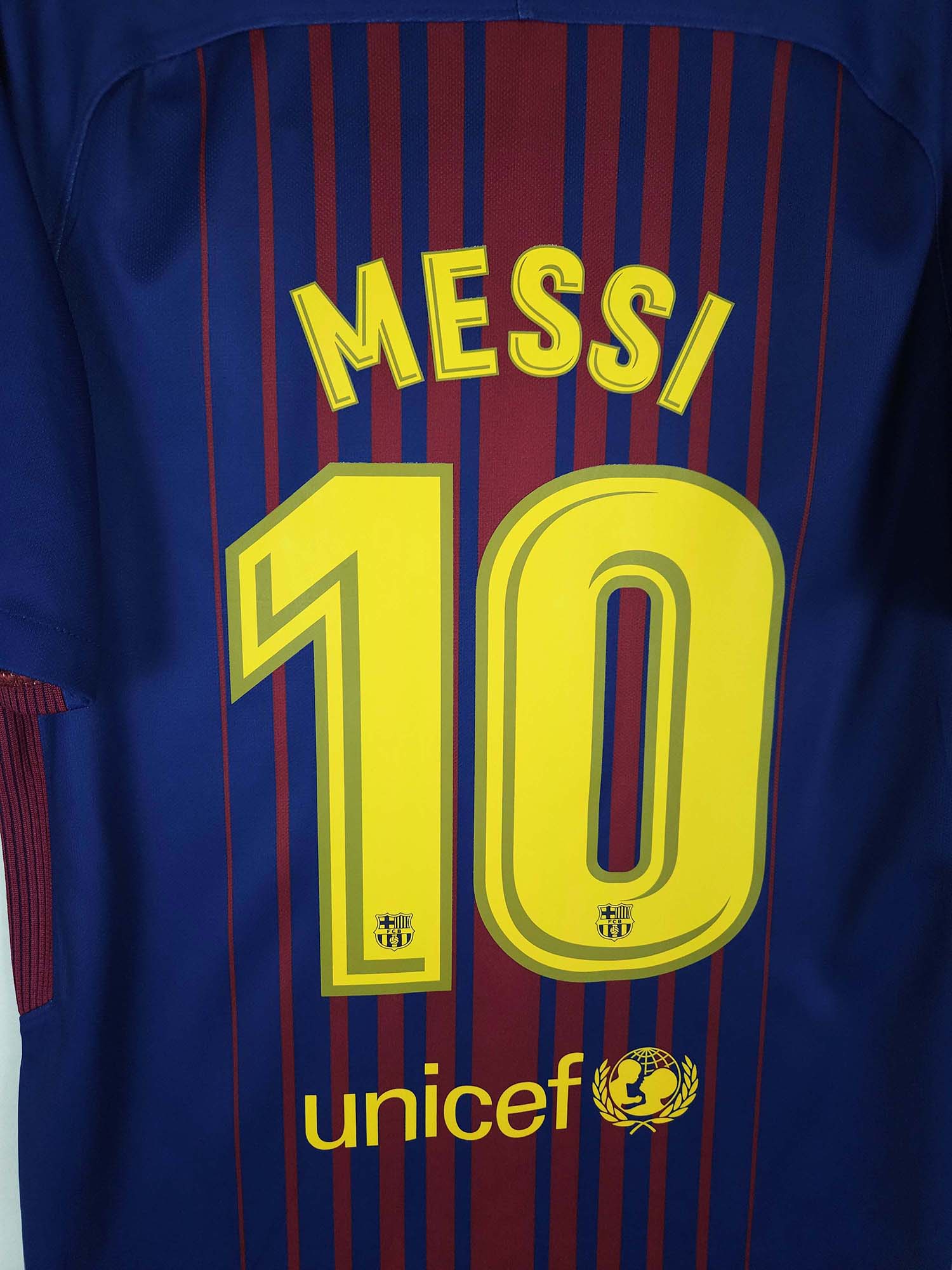 2017-18 Barcelona Home Shirt Messi #10