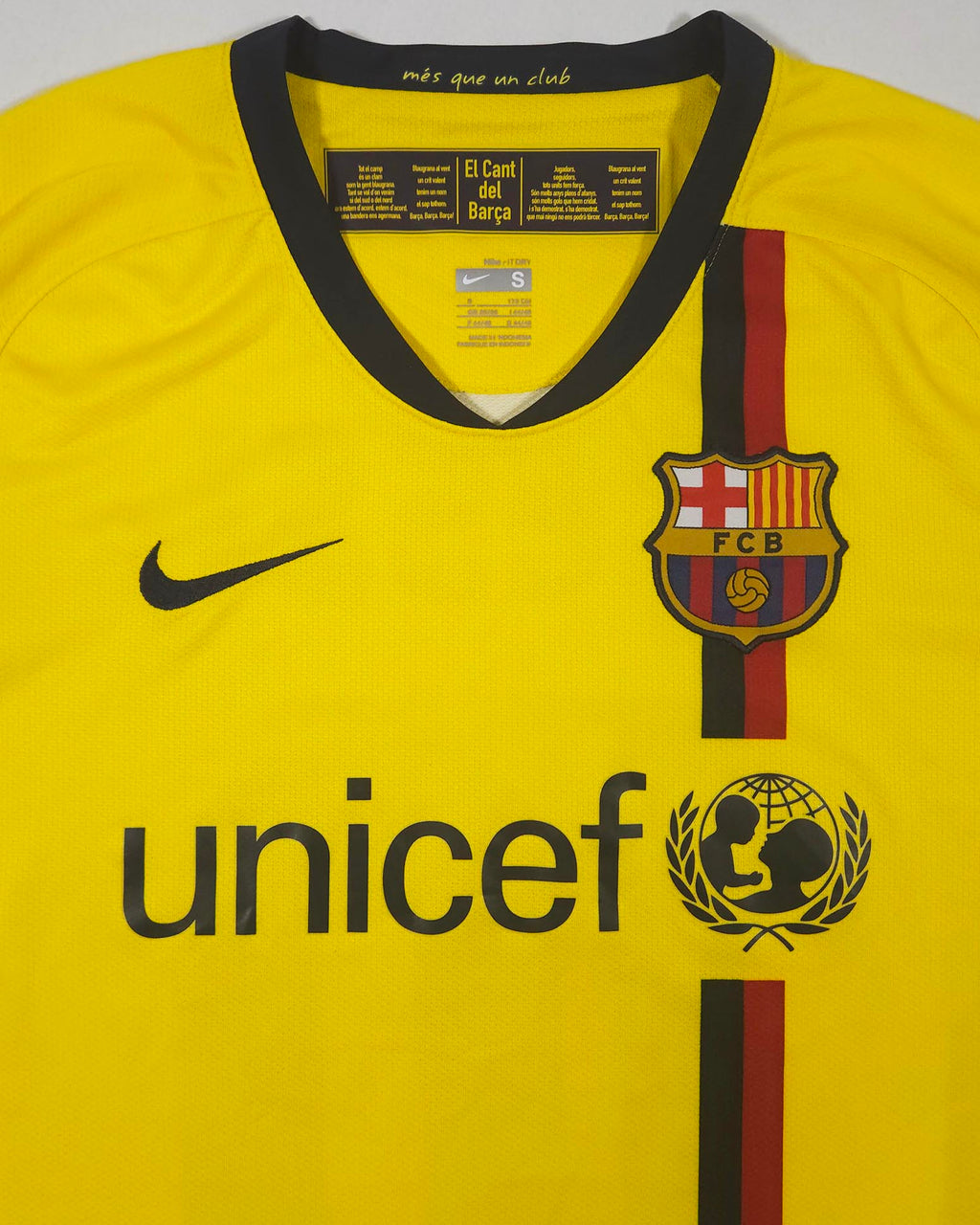 2008-09 Barcelona Away Shirt Messi #10