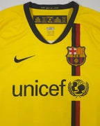 2008-09 Barcelona Away Shirt Messi #10
