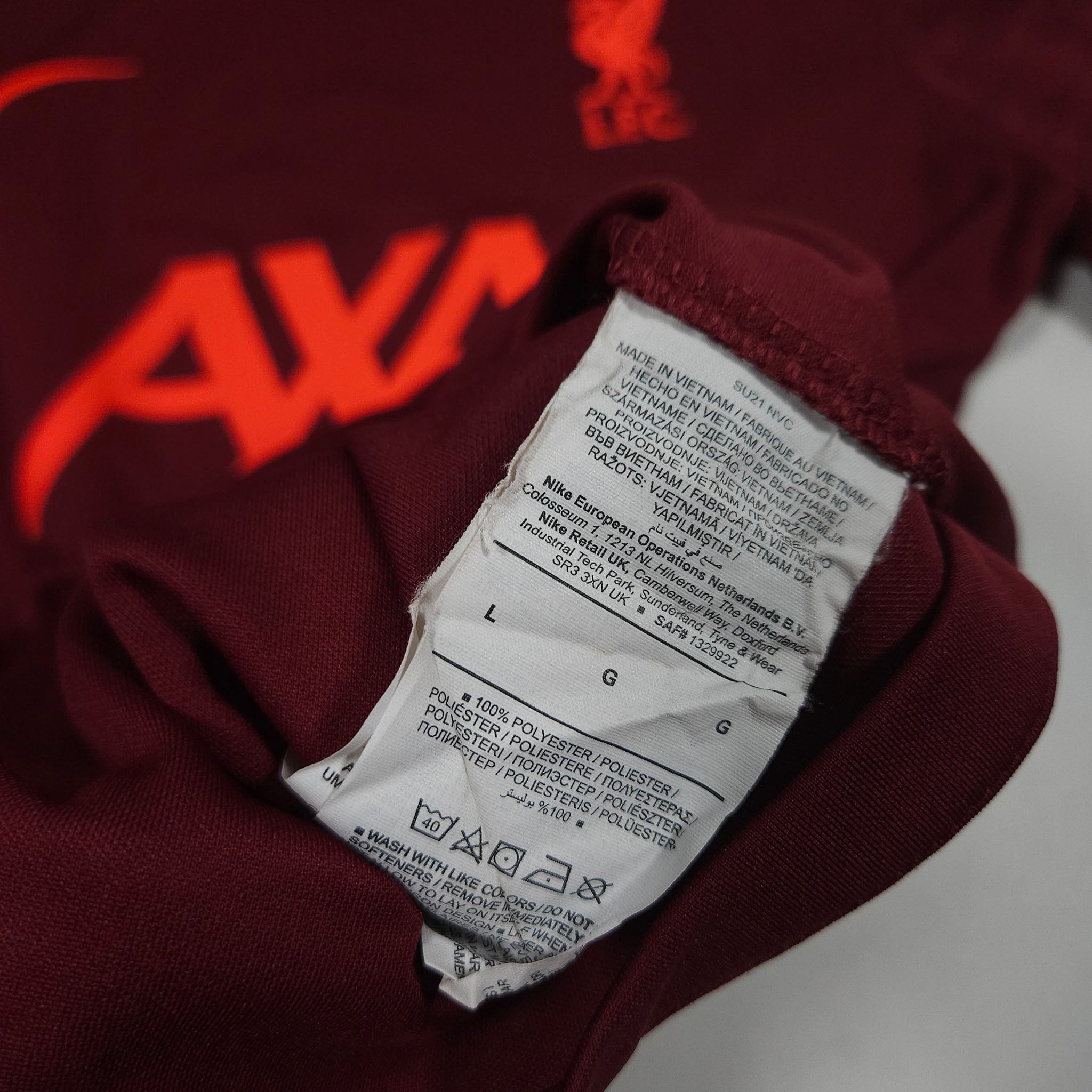 Liverpool Training Shirt 2021-22 – L