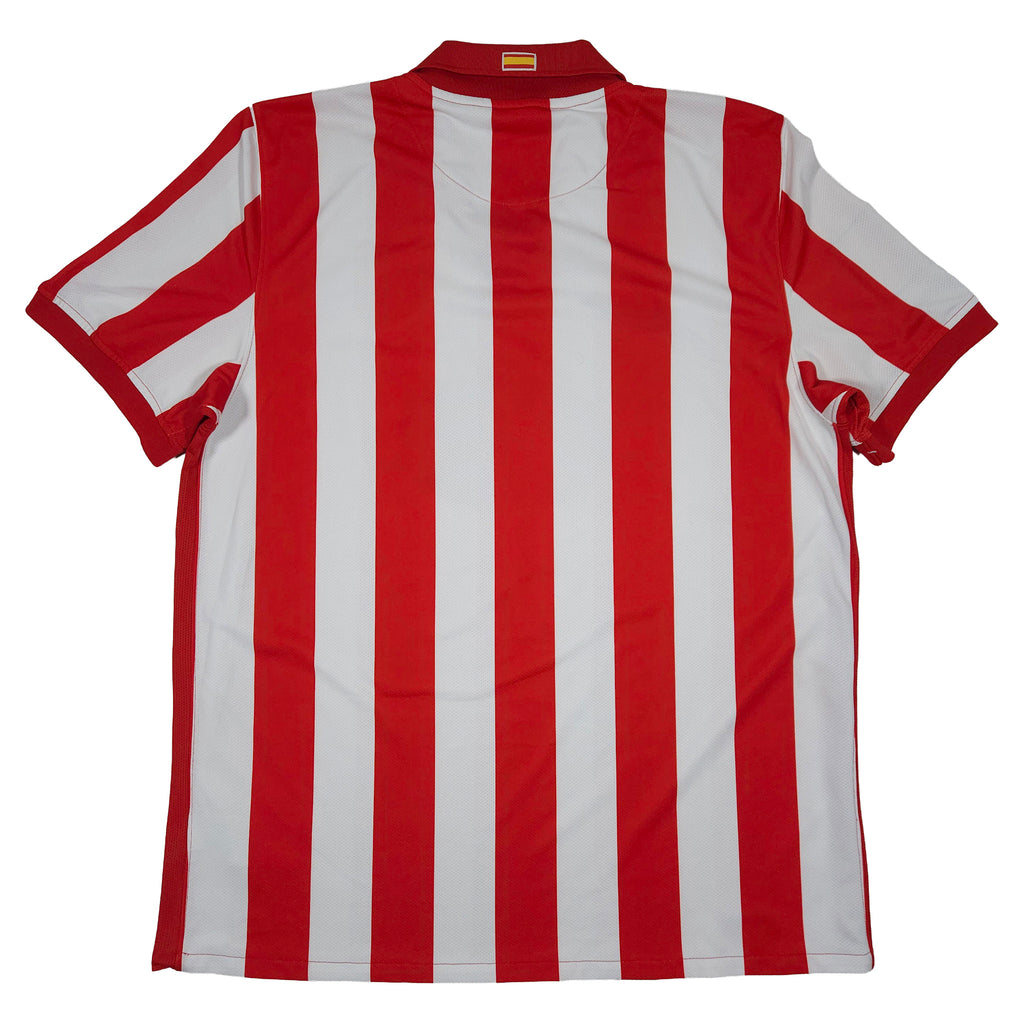2009-10 Atletico Madrid Home Shirt - back view