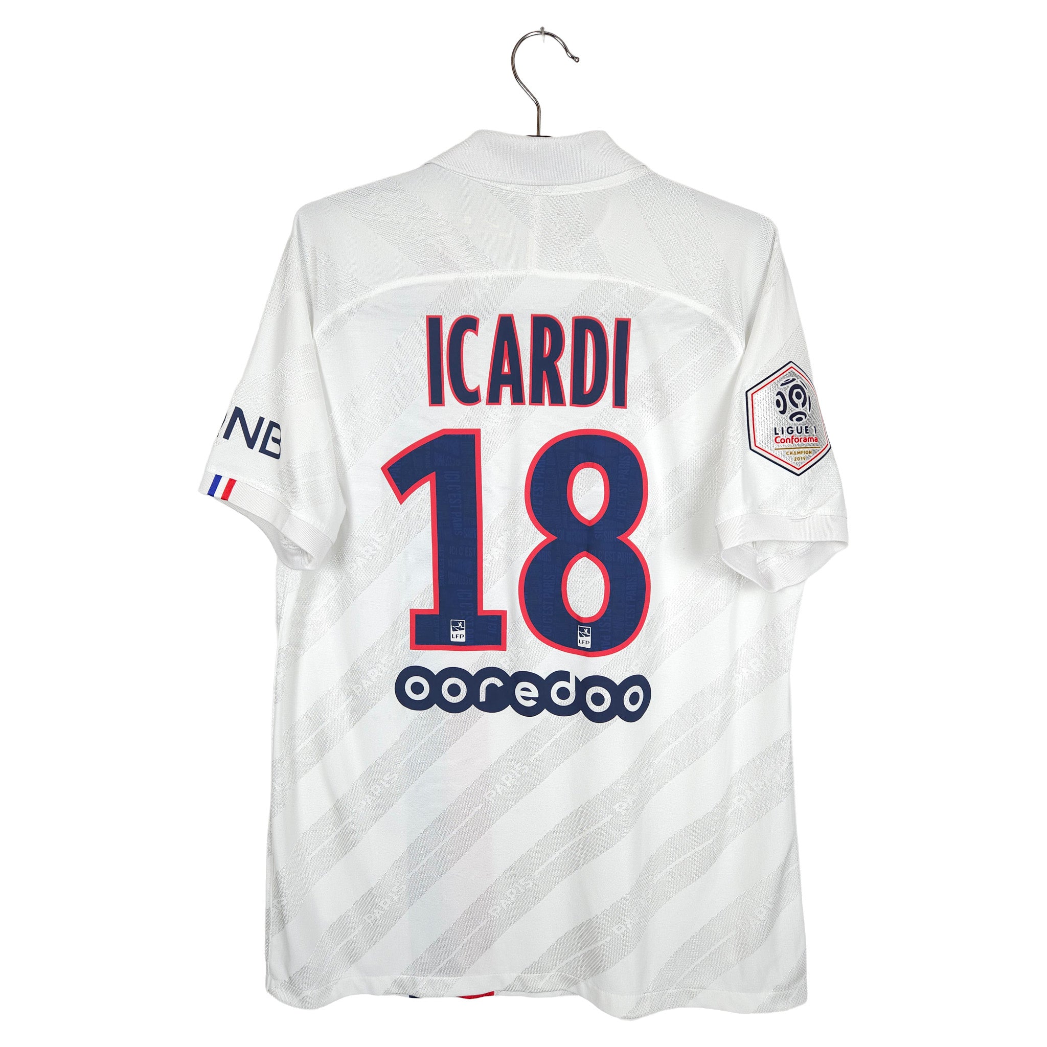 PSG 2019-20 Third Shirt Icardi #18 Player Issue