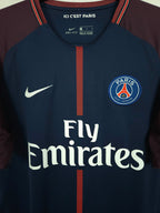 2017-18 Paris Saint-Germain Home Shirt Marquinhos #5 - detailed view