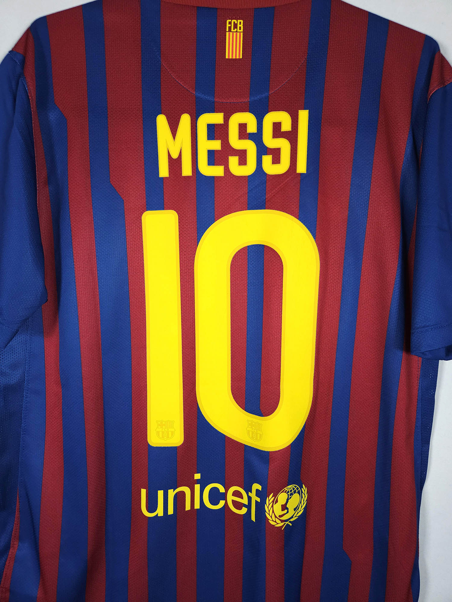 2011-12 Barcelona Home Shirt Messi #10 - detailed view