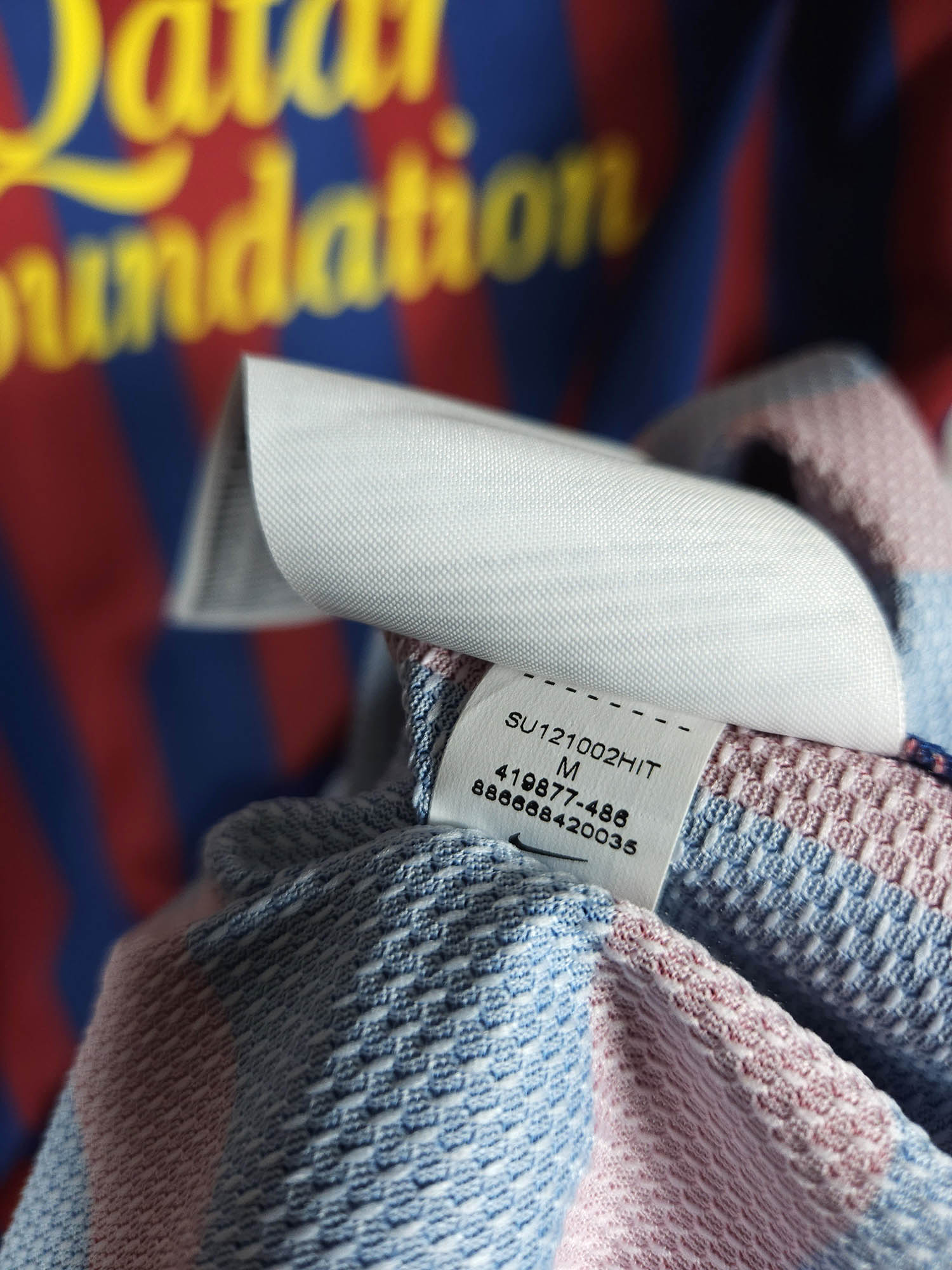 2011-12 Barcelona Home Shirt Messi #10 - detailed view