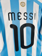 2010-11 Argentina Home Shirt Messi #10
