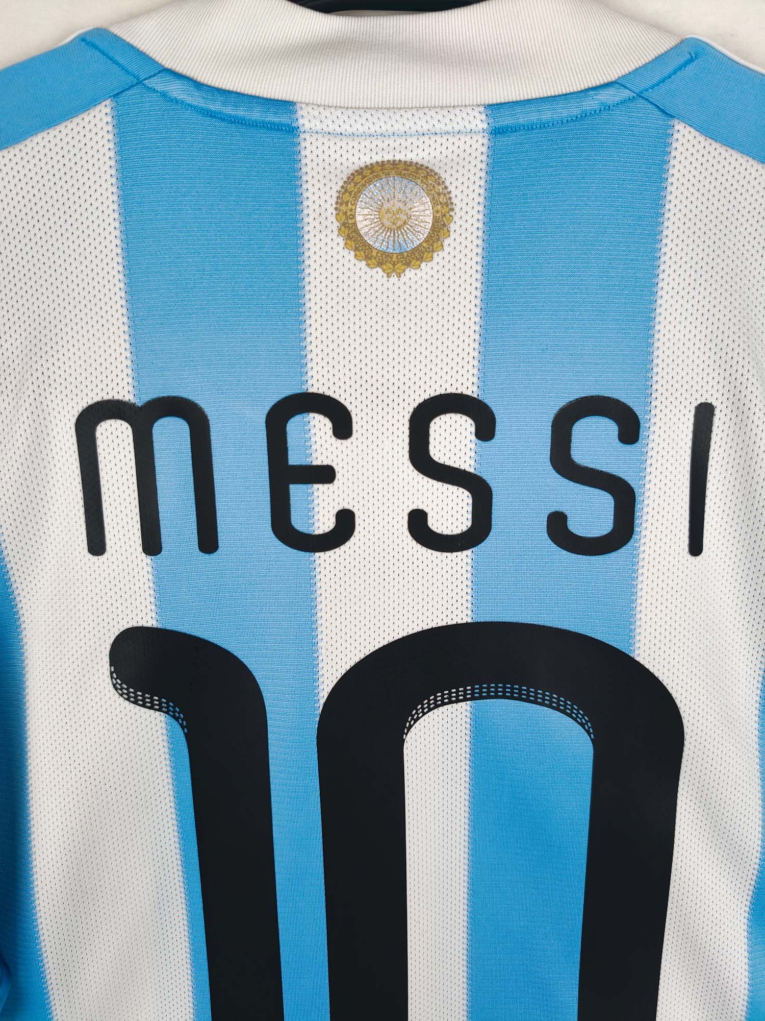 2010-11 Argentina Home Shirt Messi #10
