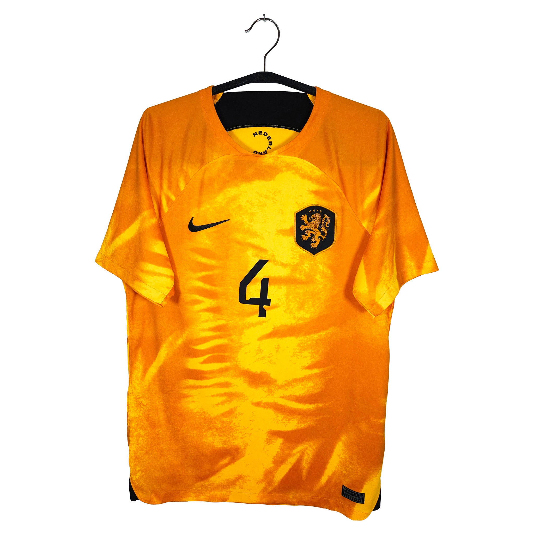 Netherlands 2022-23 Home Football Shirt | Virgil van Dijk