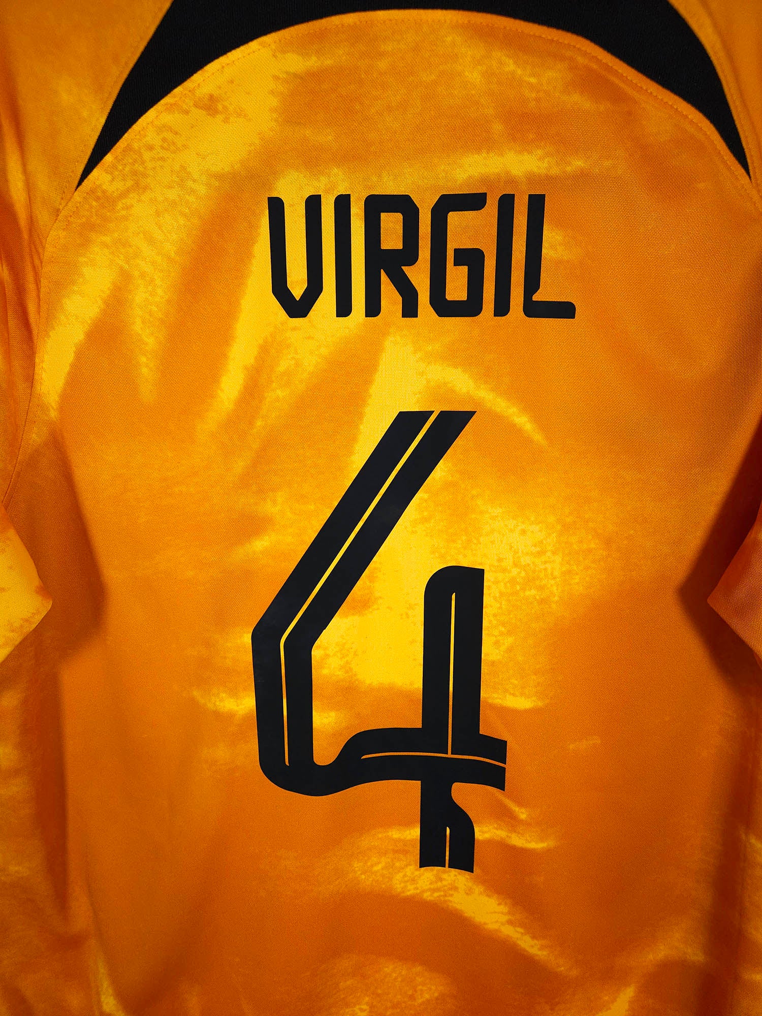 2022-23 Netherlands Home Shirt Virgil #4