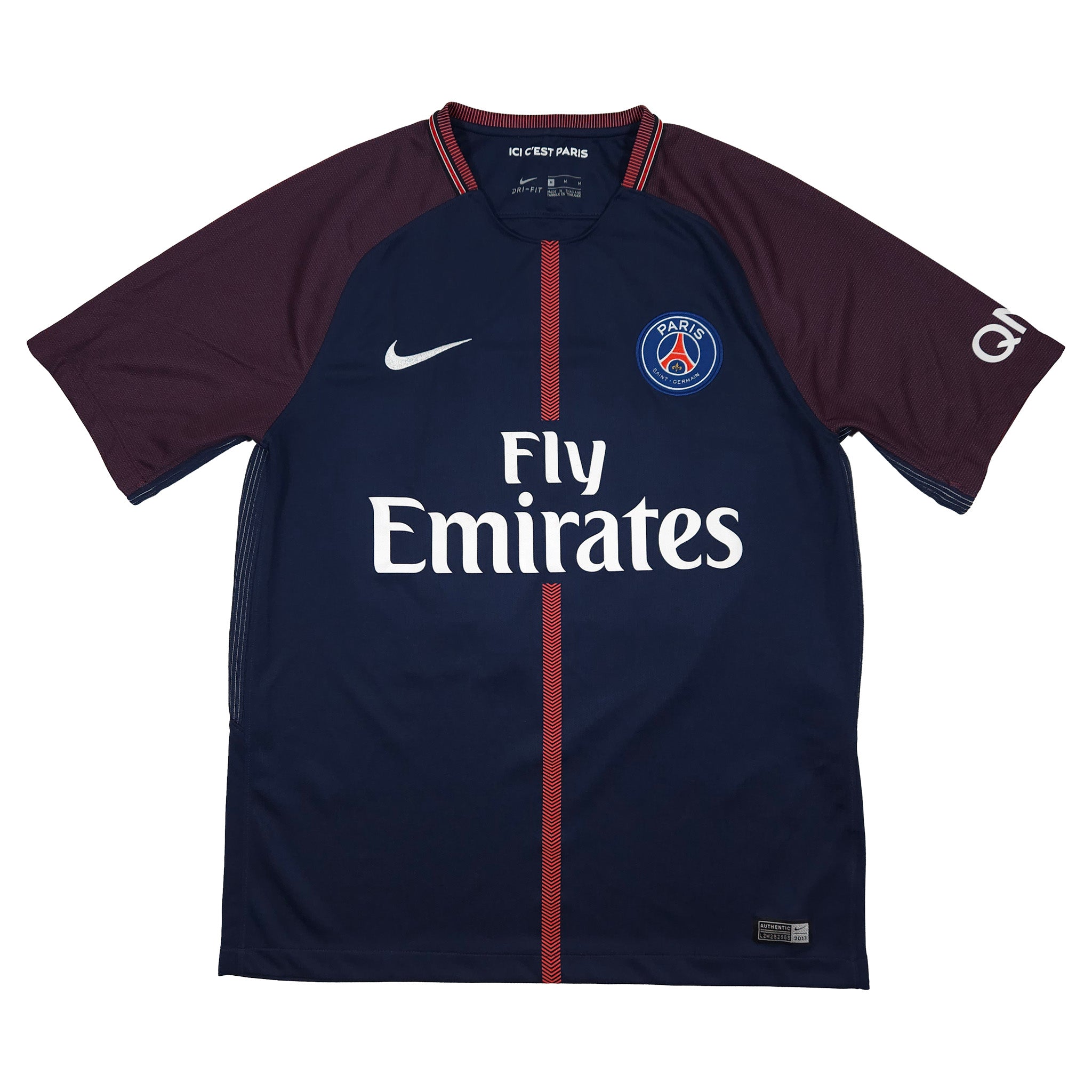 Paris Saint-Germain Home Shirt 2017-18 – Neymar Jr. #10 – M