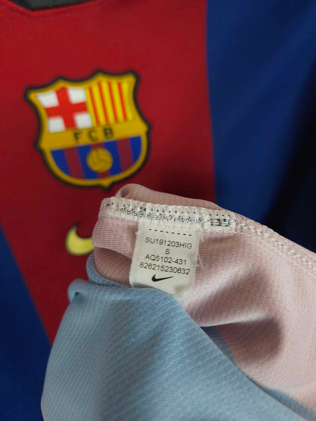 2019-20 Barcelona 'El Clasico' Home Shirt