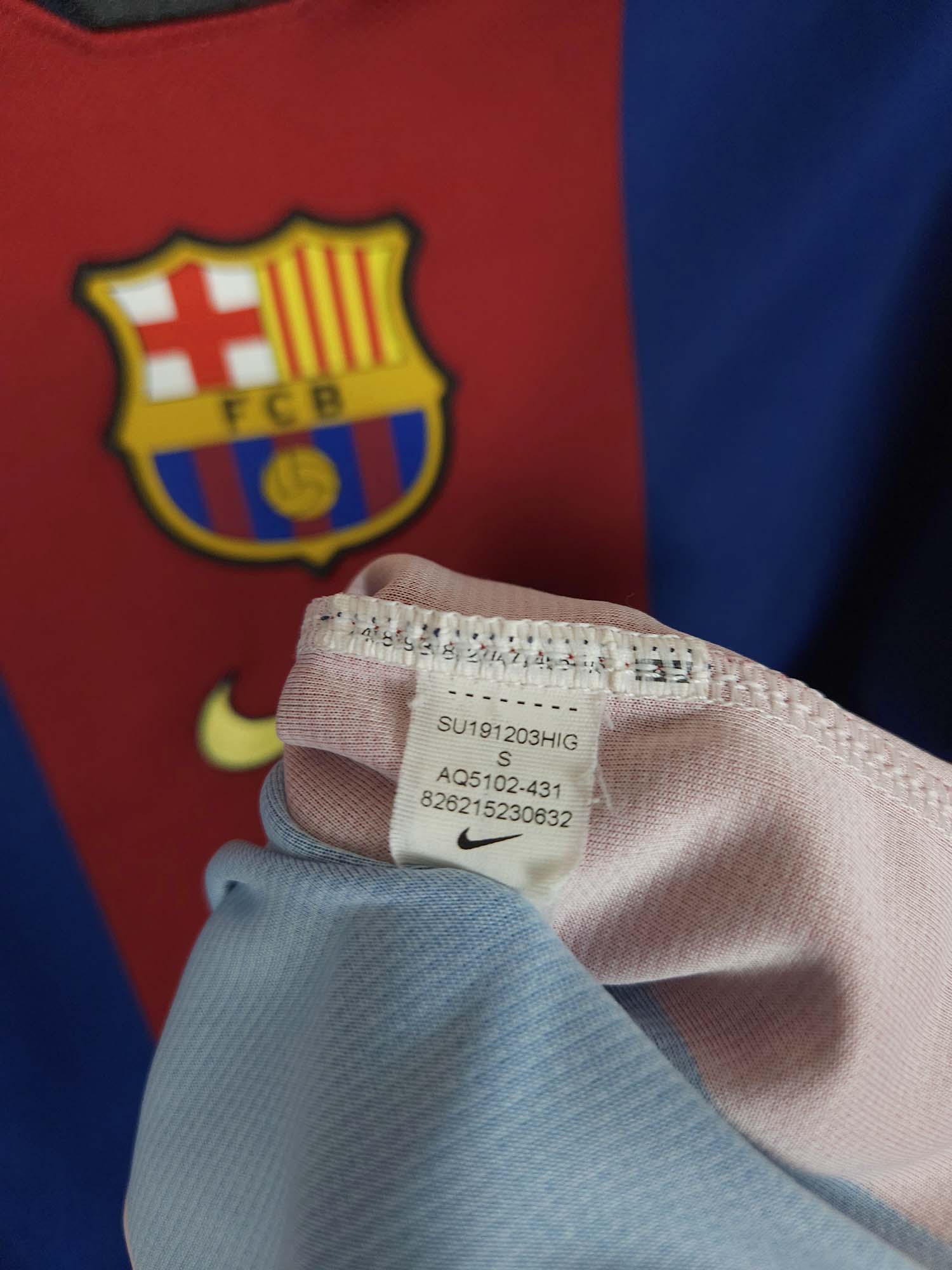 2019-20 Barcelona 'El Clasico' Home Shirt