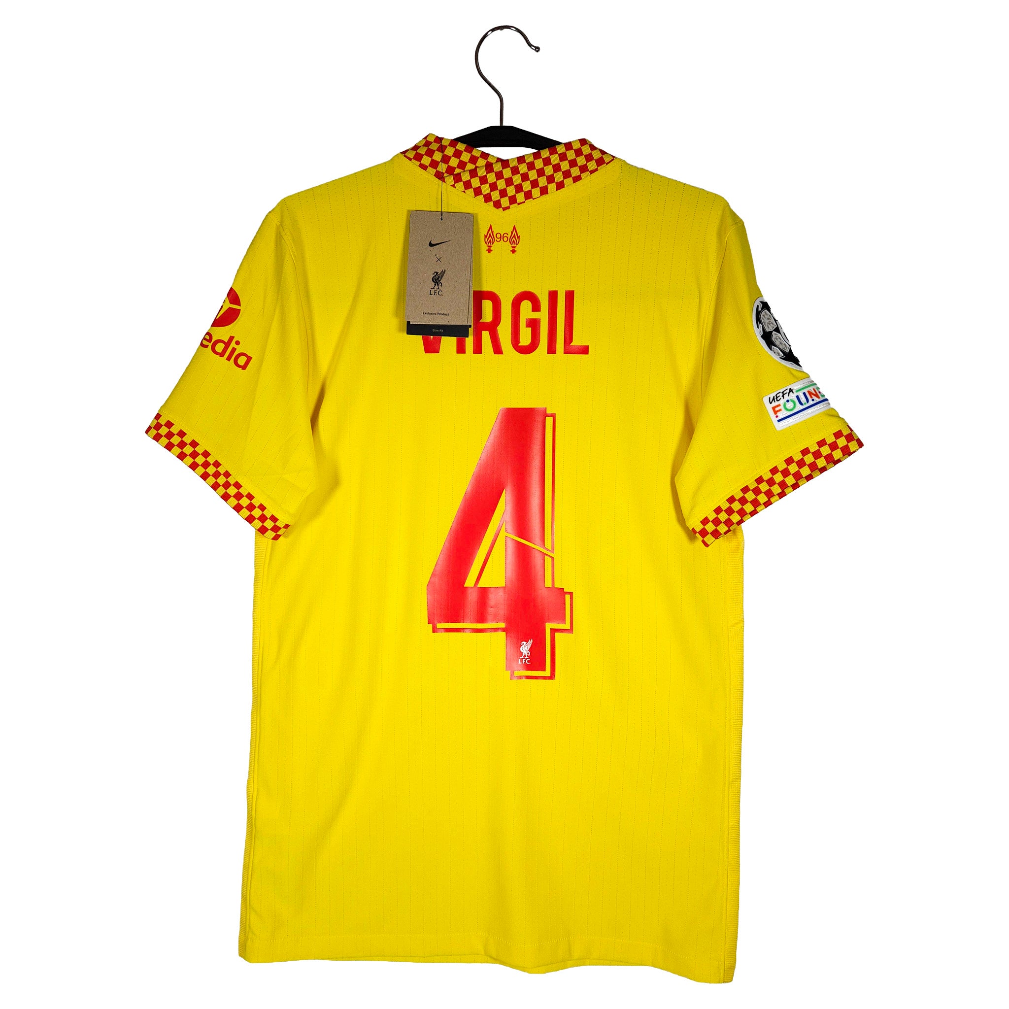 2021-22 Liverpool Authentic Third Shirt Virgil #4