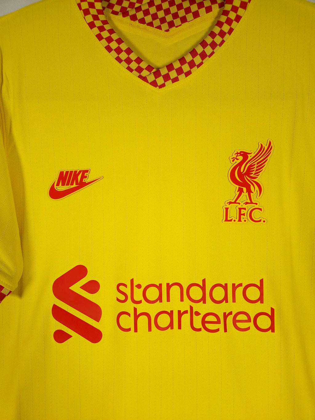 2021-22 Liverpool Third Shirt Virgil #4 (Pro) - detailed view