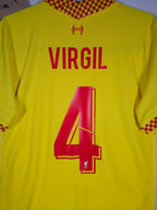 2021-22 Liverpool Third Shirt Virgil #4 (Pro) - detailed view
