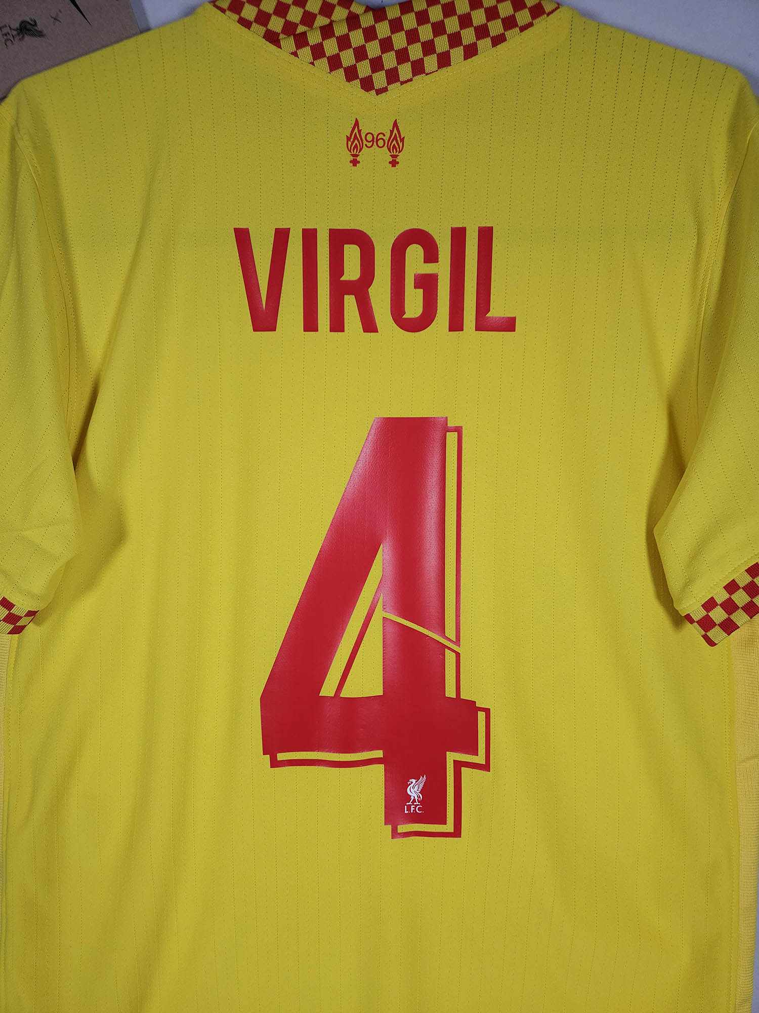 2021-22 Liverpool Authentic Third Shirt Virgil #4