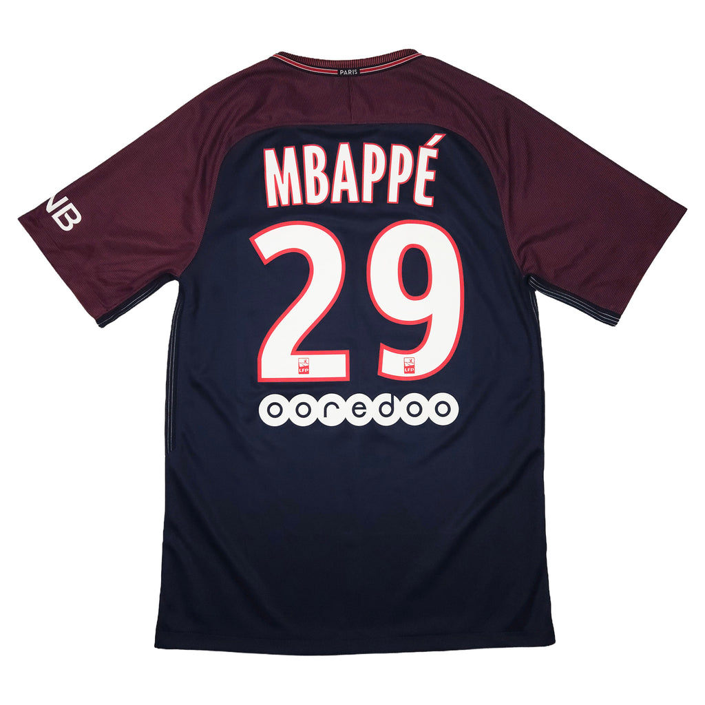 Paris Saint-Germain Home Shirt 2017-18 – Mbappé #29 – S