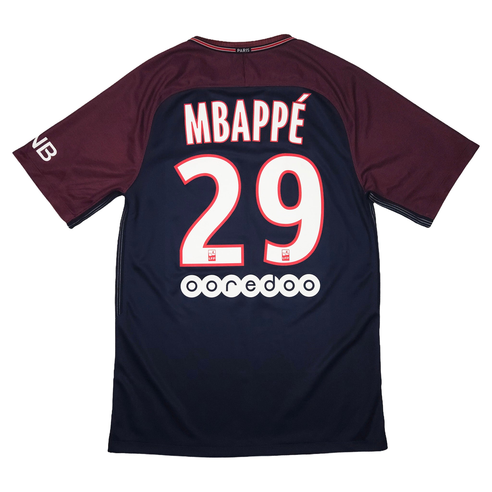 Paris Saint-Germain Home Shirt 2017-18 – Mbappé #29 – S