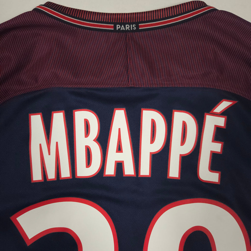 Paris Saint-Germain Home Shirt 2017-18 – Mbappé #29 – S