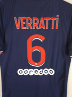 2020-21 Paris Saint-Germain Home Shirt Verratti #6 (Pro)