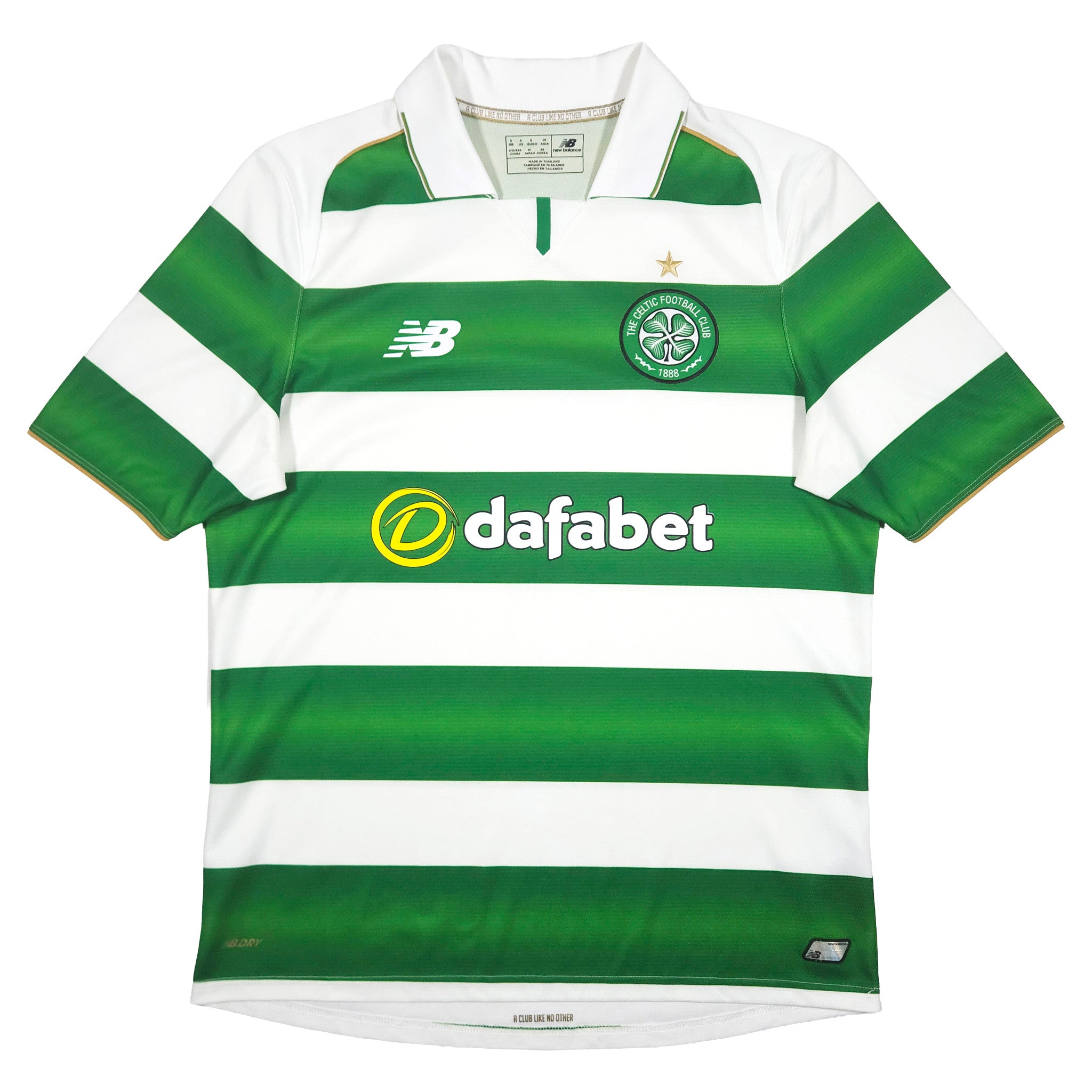 Celtic Home Shirt 2016-17 – S